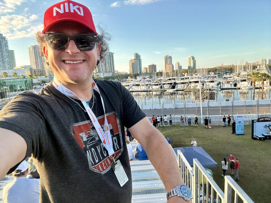 Bryan at the Grand Prix, St. Pete